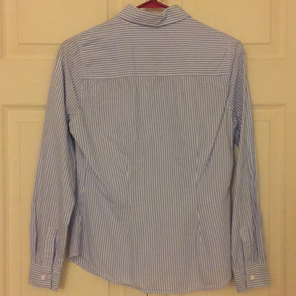 Striped button down blouse - Picture 3 of 3